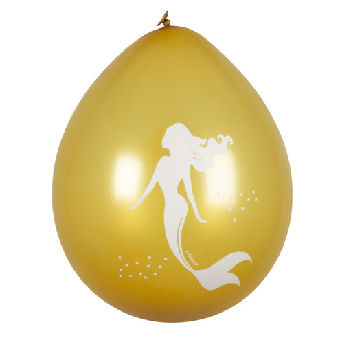 E-Carnavalskleding.nl Set 6 latex ballonnen Zeemeermin