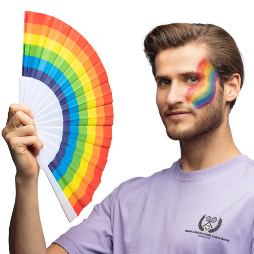 E-Carnavalskleding.nl Set 6 waaiers Pride