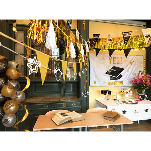 E-Carnavalskleding.nl Set 8 papieren bordjes 'Yes you did it'