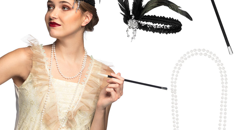 E-Carnavalskleding.nl Set Flapper Charleston jaren 20