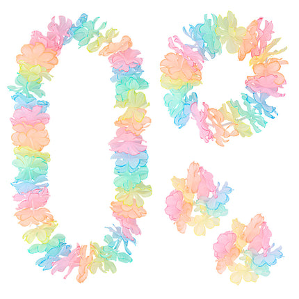 E-Carnavalskleding.nl Set Hawaii Pastel