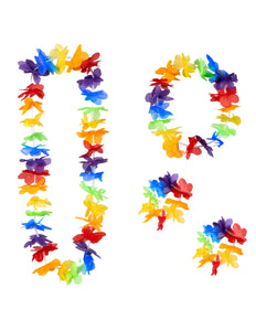 E-Carnavalskleding.nl Set Hawaii Rainbow