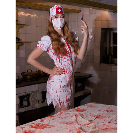 E-Carnavalskleding.nl Set Horror verpleegster