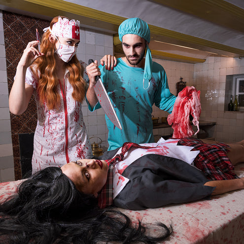 E-Carnavalskleding.nl Set Horror verpleegster