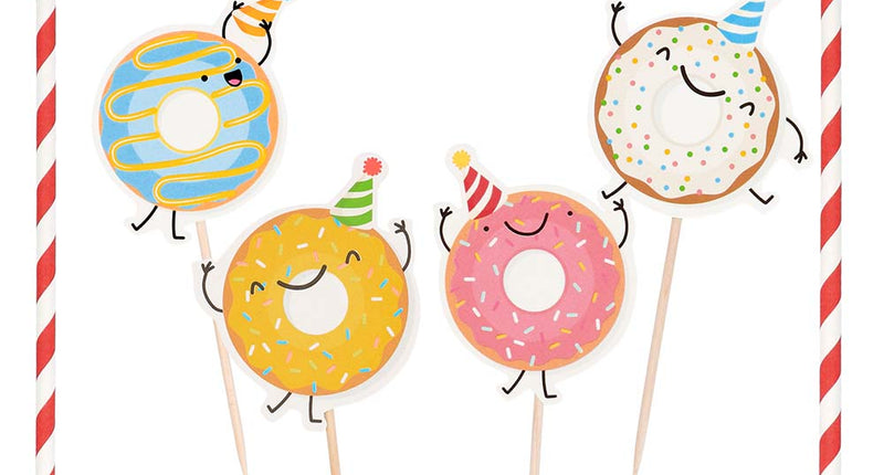 E-Carnavalskleding.nl Set taartdecoratie Donut