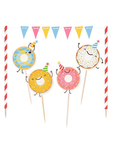 E-Carnavalskleding.nl Set taartdecoratie Donut