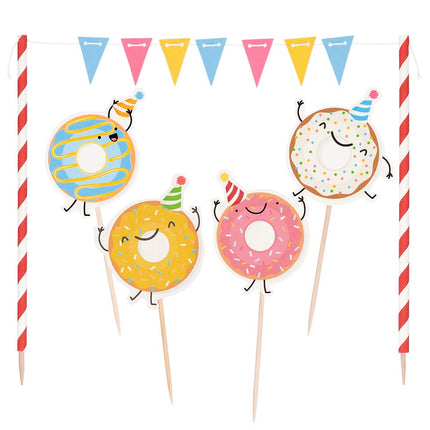 E-Carnavalskleding.nl Set taartdecoratie Donut