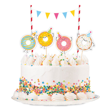 E-Carnavalskleding.nl Set taartdecoratie Donut