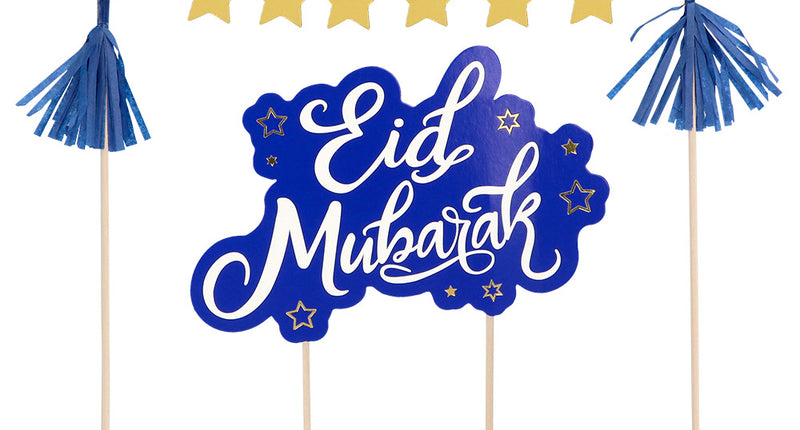 E-Carnavalskleding.nl Set taartdecoratie 'Eid Mubarak'