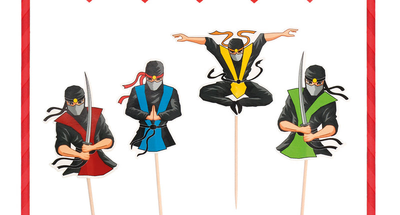 E-Carnavalskleding.nl Set taartdecoratie Ninja