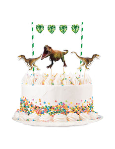 E-Carnavalskleding.nl Set taartdecoratie T-rex