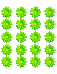 E-Carnavalskleding.nl Set van 20 decoratieve groene bloemen Niels