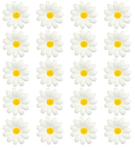 E-Carnavalskleding.nl Set van 20 decoratieve madeliefje Teun