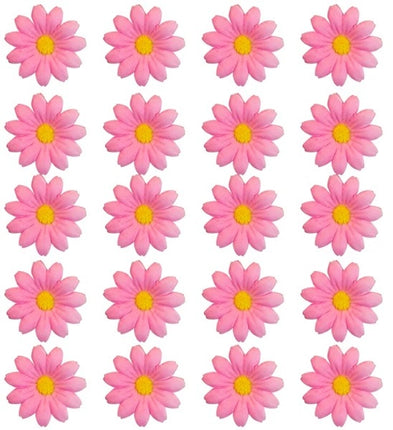 E-Carnavalskleding.nl Set van 20 decoratieve roze bloemen Roos