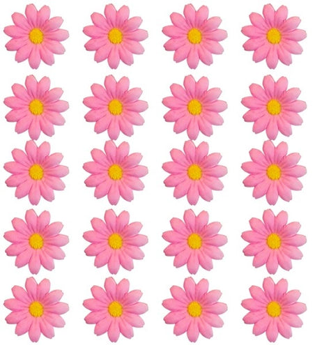 E-Carnavalskleding.nl Set van 20 decoratieve roze bloemen Roos