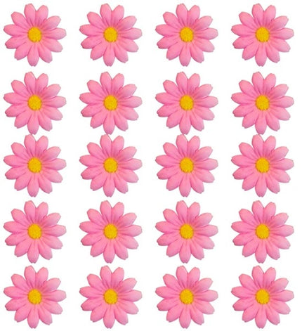 E-Carnavalskleding.nl Set van 20 decoratieve roze bloemen Roos