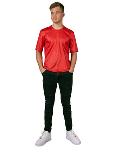 E-Carnavalskleding.nl Shirt loodgieter rood heren