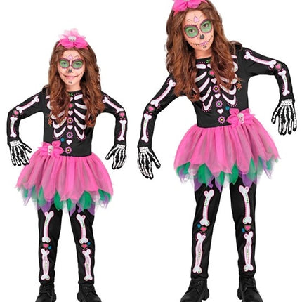 E-Carnavalskleding.nl Skelet kostuum Eva