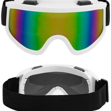 E-Carnavalskleding.nl Ski-bril 80's wit Yara