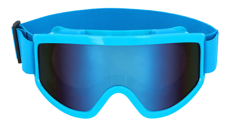 E-Carnavalskleding.nl Skibril neon blauw unisex