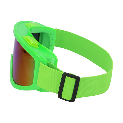 E-Carnavalskleding.nl Skibril neon groen unisex