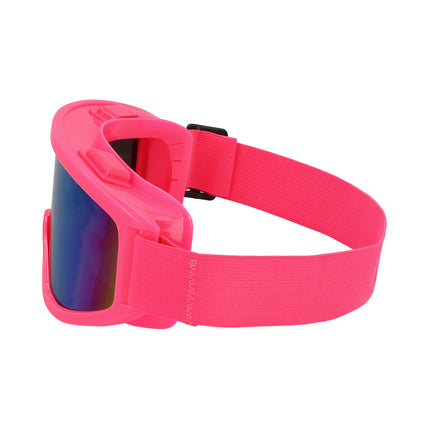 E-Carnavalskleding.nl Skibril neon roze unisex