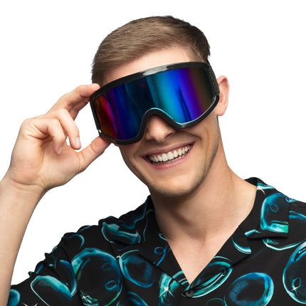 E-Carnavalskleding.nl Skibril zwart