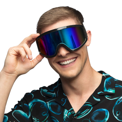E-Carnavalskleding.nl Skibril zwart