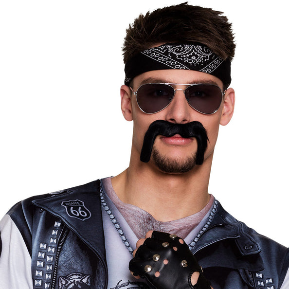 E-Carnavalskleding.nl Snor Biker