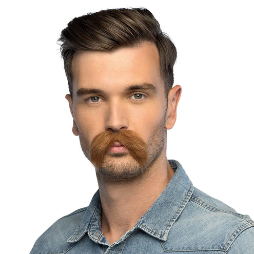 E-Carnavalskleding.nl Snor bruin Gustav