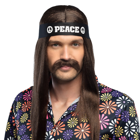 E-Carnavalskleding.nl Snor Hippie