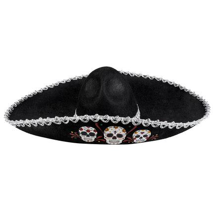 E-Carnavalskleding.nl Sombrero Calavera