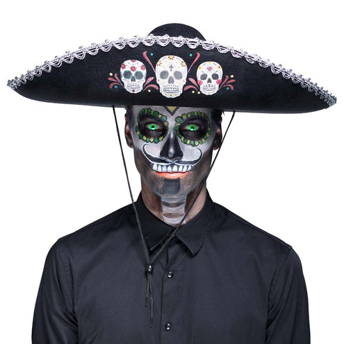 E-Carnavalskleding.nl Sombrero Calavera