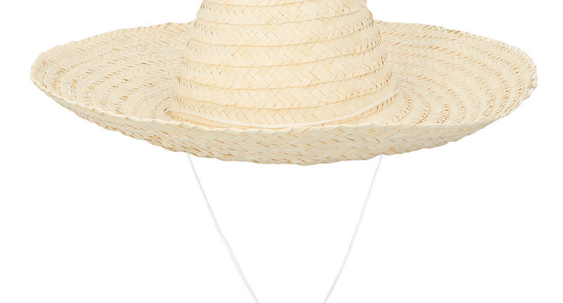 E-Carnavalskleding.nl Sombrero Puebla naturel