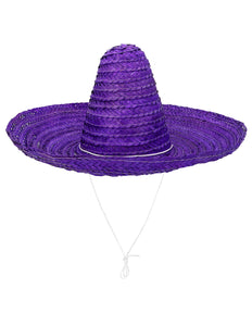 E-Carnavalskleding.nl Sombrero Puebla paars