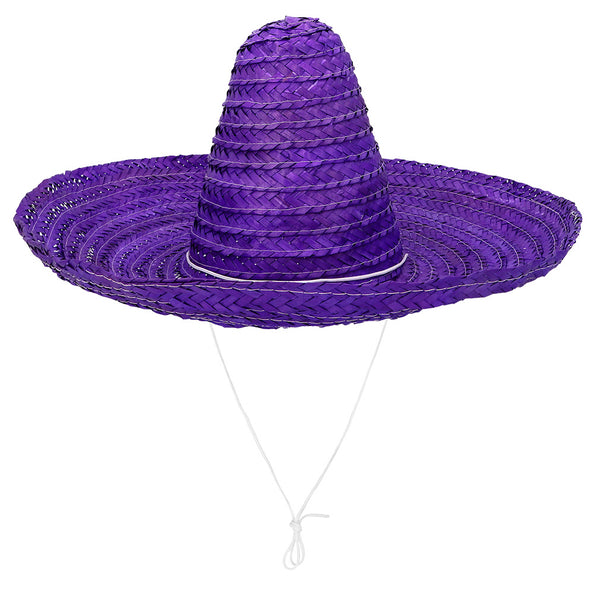 E-Carnavalskleding.nl Sombrero Puebla paars