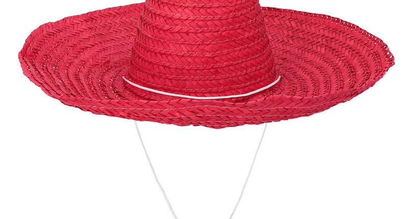 E-Carnavalskleding.nl Sombrero Puebla rood