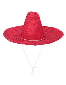 E-Carnavalskleding.nl Sombrero Puebla rood