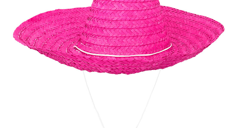 E-Carnavalskleding.nl Sombrero Puebla roze
