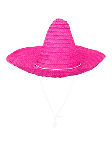E-Carnavalskleding.nl Sombrero Puebla roze