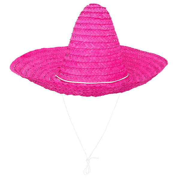 E-Carnavalskleding.nl Sombrero Puebla roze