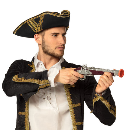 E-Carnavalskleding.nl Speelgoed Piratenpistool (35 cm)