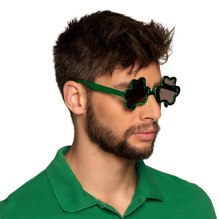 E-Carnavalskleding.nl St. Patricksday bril klavertje vier