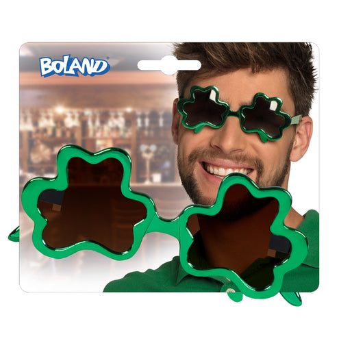 E-Carnavalskleding.nl St. Patricksday bril klavertje vier