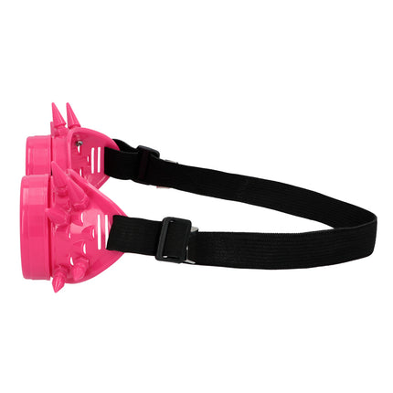 E-Carnavalskleding.nl Steampunk bril Festival neonroze
