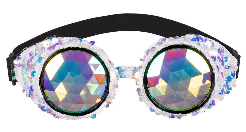 E-Carnavalskleding.nl Steampunk bril Mirage zilver