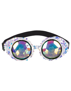 E-Carnavalskleding.nl Steampunk bril Mirage zilver