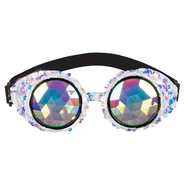 E-Carnavalskleding.nl Steampunk bril Mirage zilver