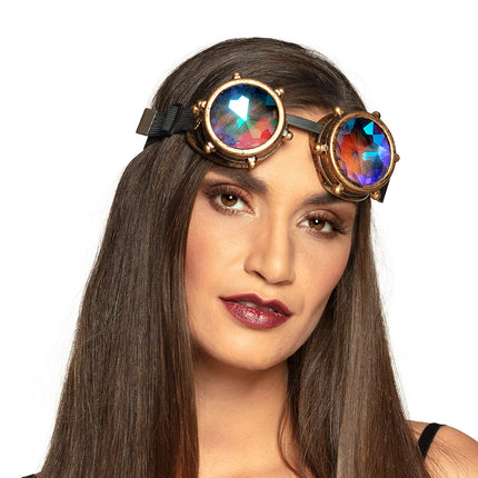E-Carnavalskleding.nl Steampunk bril Spacepunk