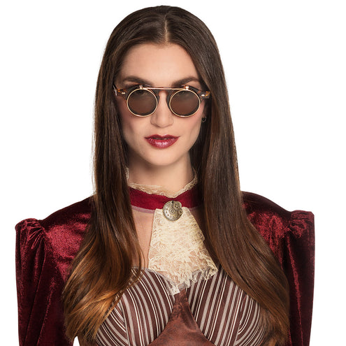 E-Carnavalskleding.nl Steampunk bril vintage